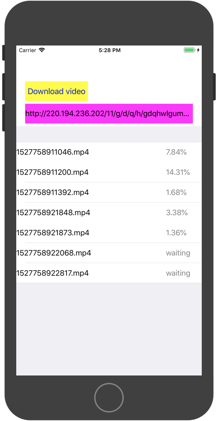 Sits in the status bar